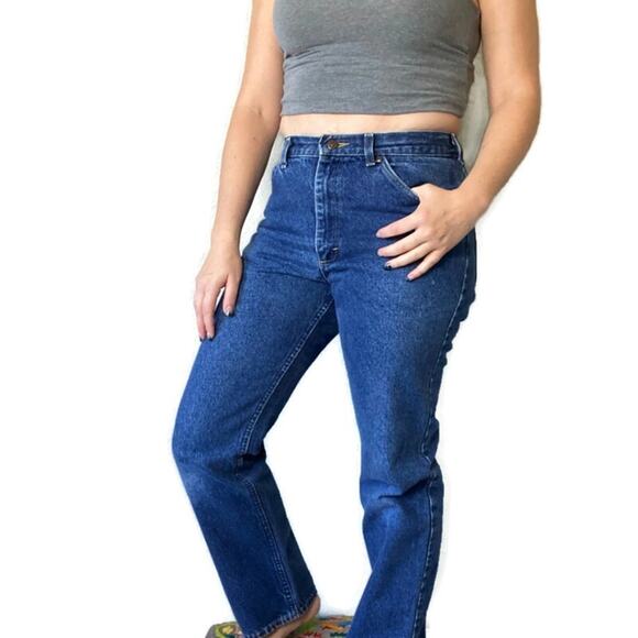 Vintage Lee High Rise Mom Jeans Size 30 - Picture 3 of 9